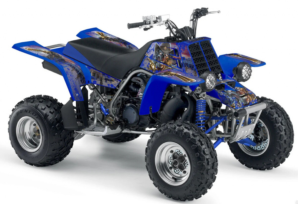 Zombie Outlaw Splatter Blau für Yamaha Banshee YFZ 350